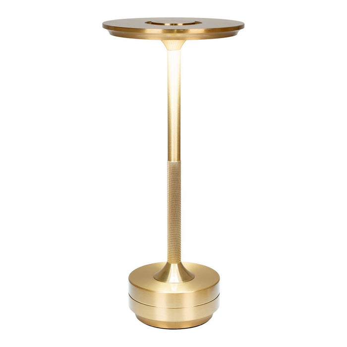 Lampada da Tavolo Lyneham, Ottone, Alluminio, 13x13x28,5 cm, Seven Design