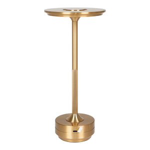 Lampada da Tavolo Lyneham, Ottone, Alluminio, 13x13x28,5 cm, Seven Design