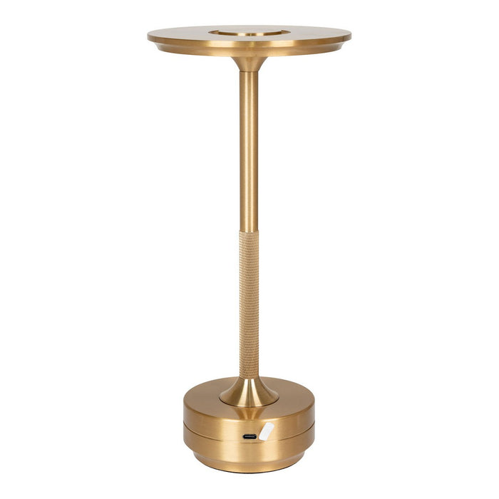 Lampada da Tavolo Lyneham, Ottone, Alluminio, 13x13x28,5 cm, Seven Design