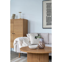 Lampada da Tavolo Lyneham, Ottone, Alluminio, 13x13x28,5 cm, Seven Design