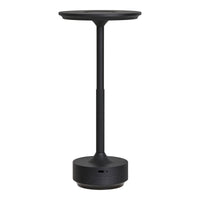 Lampada da Tavolo Lyneham, Nero, Alluminio, 13x13x28,5 cm, Seven Design