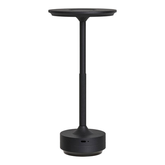 Lampada da Tavolo Lyneham, Nero, Alluminio, 13x13x28,5 cm, Seven Design