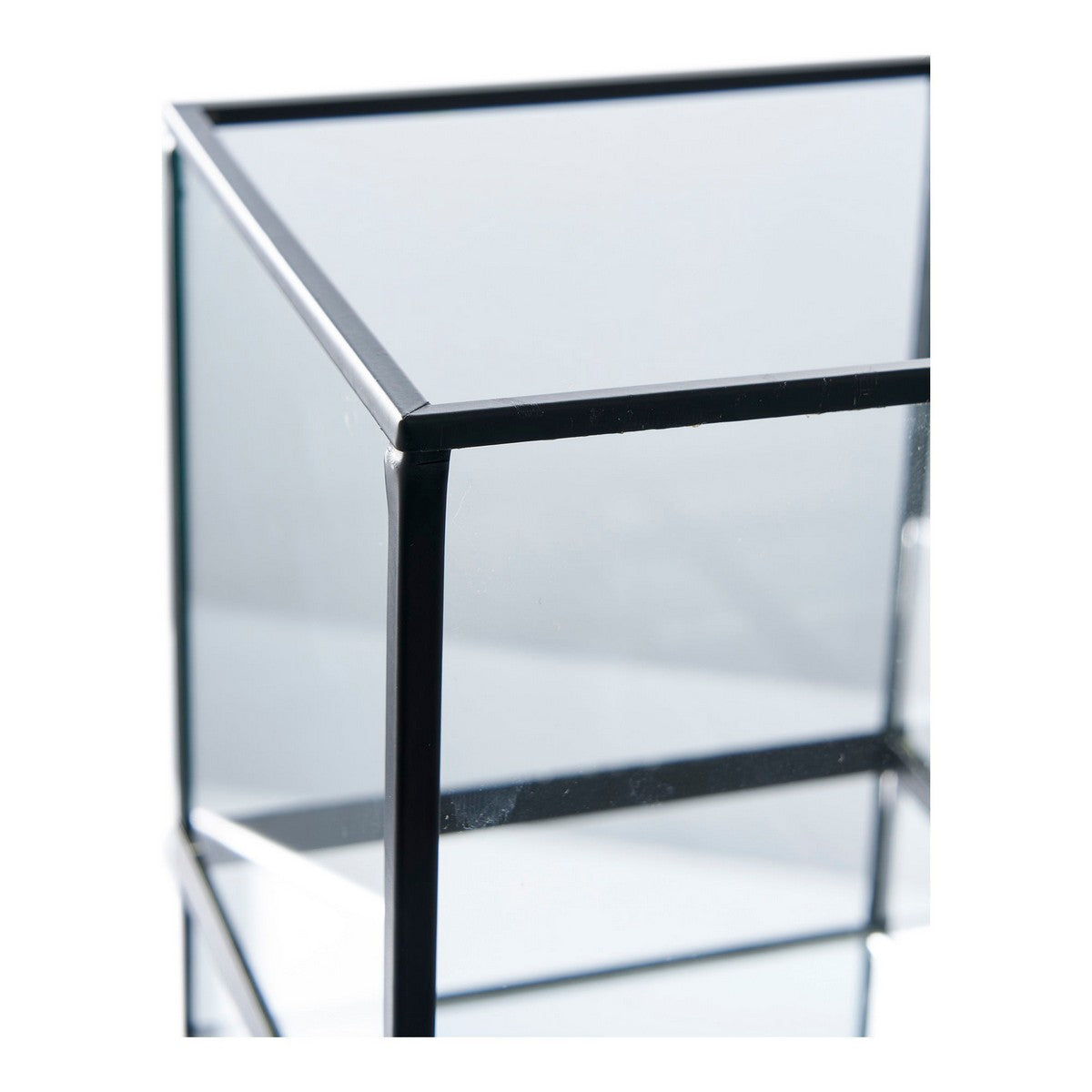 Portacandela Hurricane, Nero, Metallo, 12x12x15 cm, Seven Design