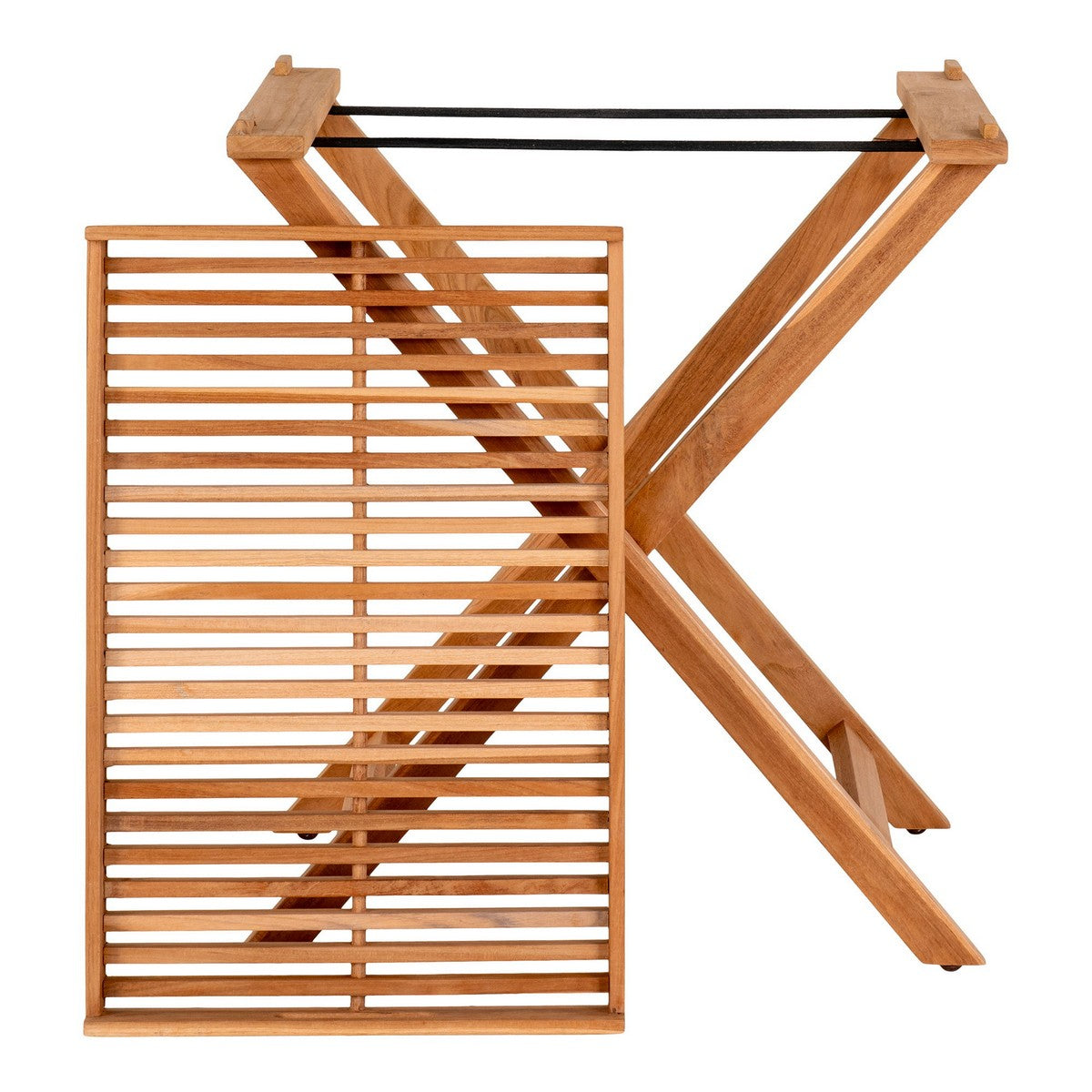 Tavolino Ronda, Marrone, Legno, 40x60x70 cm, Seven Design