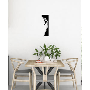 Decorazione in Metallo Scalatore, Nero, Metallo, 20x0,15x60 cm, DESIGN MANIA