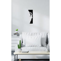 Decorazione in Metallo Scalatore, Nero, Metallo, 20x0,15x60 cm, DESIGN MANIA