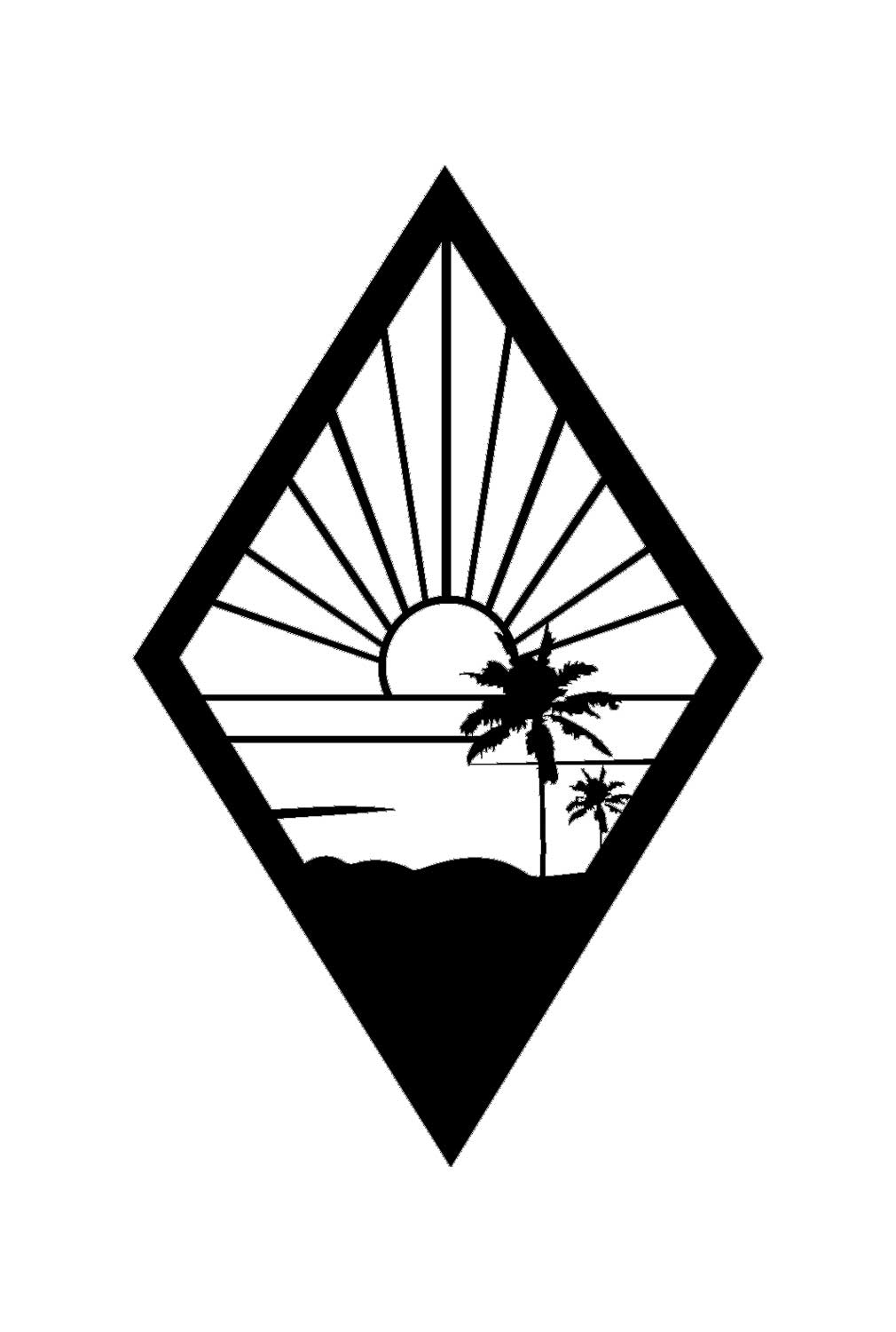 Decorazione in Metallo Sole 1, Nero, Metallo, 31x0,15x50 cm, DESIGN MANIA