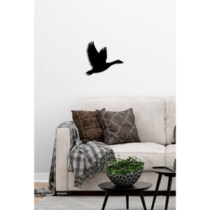 Decorazione in Metallo Uccelli 13, Nero, Metallo, 35x0,15x33 cm, DESIGN MANIA