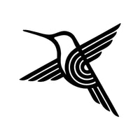 Decorazione in Metallo Colibri' 3, Nero, Metallo, 35x0,15x32 cm, DESIGN MANIA