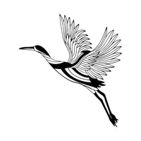 Decorazione in Metallo Uccelli 19, Nero, Metallo, 53x0,15x58 cm, DESIGN MANIA