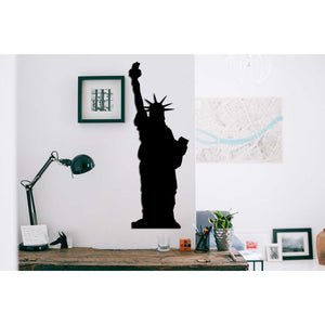 Decorazione in Metallo Statua della Liberta' 4, Nero, Metallo, 21x0,15x59 cm, DESIGN MANIA