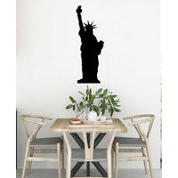 Decorazione in Metallo Statua della Liberta' 4, Nero, Metallo, 21x0,15x59 cm, DESIGN MANIA