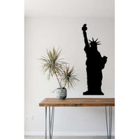 Decorazione in Metallo Statua della Liberta' 4, Nero, Metallo, 21x0,15x59 cm, DESIGN MANIA