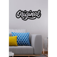 Decorazione in Metallo Original, Nero, Metallo, 72x0,15x30 cm cm, DESIGN MANIA