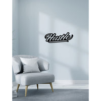 Decorazione in Metallo Hustle, Nero, Metallo, 56x0,15x25 cm cm, DESIGN MANIA