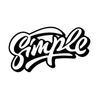 Decorazione in Metallo Simple 1, Nero, Metallo, 50x0,15x28 cm cm, DESIGN MANIA