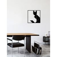 Decorazione in Metallo Gatto 80, Nero, Metallo, 60x0,15x61 cm, DESIGN MANIA