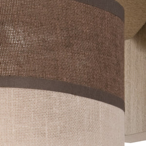 Lampada a Parete Andrea, Marrone, Legno, 23x23x23 cm, Seven Design