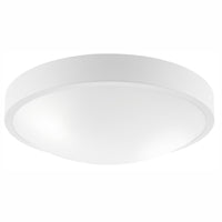 Lampada a Soffitto Jonas, Bianco, Metallo, 8x36x36 cm, Seven Design