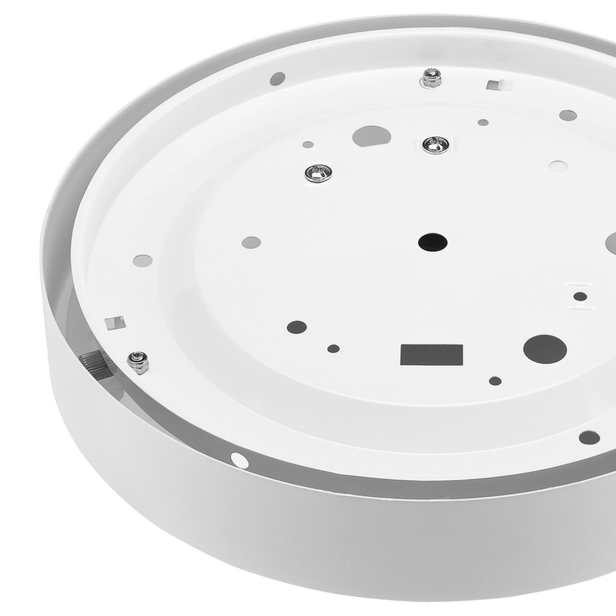 Lampada a Soffitto Jonas, Bianco, Metallo, 8x36x36 cm, Seven Design