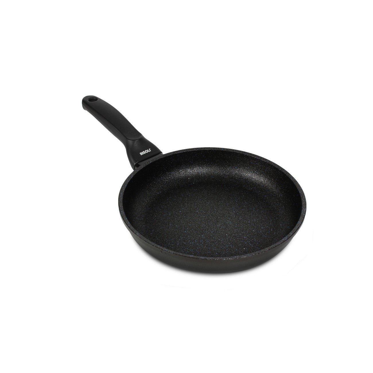 Padella Bassa Black Plus, Nero, Alluminio Pressofuso, 24x24x4 cm, Risoli'