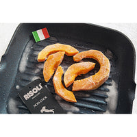 Bistecchiera Black Plus, Nero, Alluminio Pressofuso, 26x26x4 cm, Risoli'