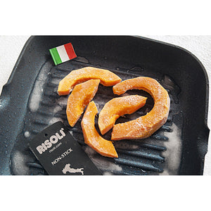 Bistecchiera Black Plus, Nero, Alluminio Pressofuso, 26x26x4 cm, Risoli'