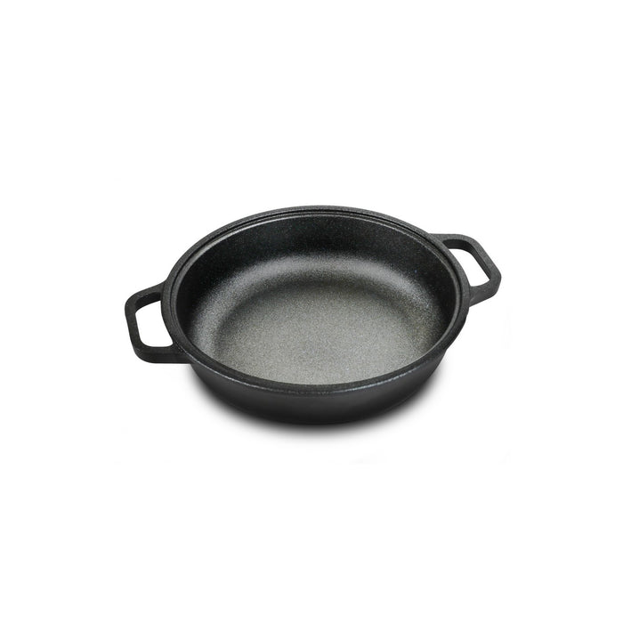 Tegame Black Plus, Nero, Alluminio Pressofuso, 24x24x7 cm, Risoli'