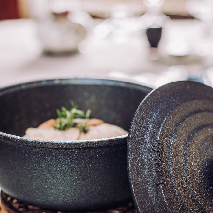 Casseruola Le Pignatte, Nero, Alluminio Pressofuso, 20x20x10,5 cm, Risoli'