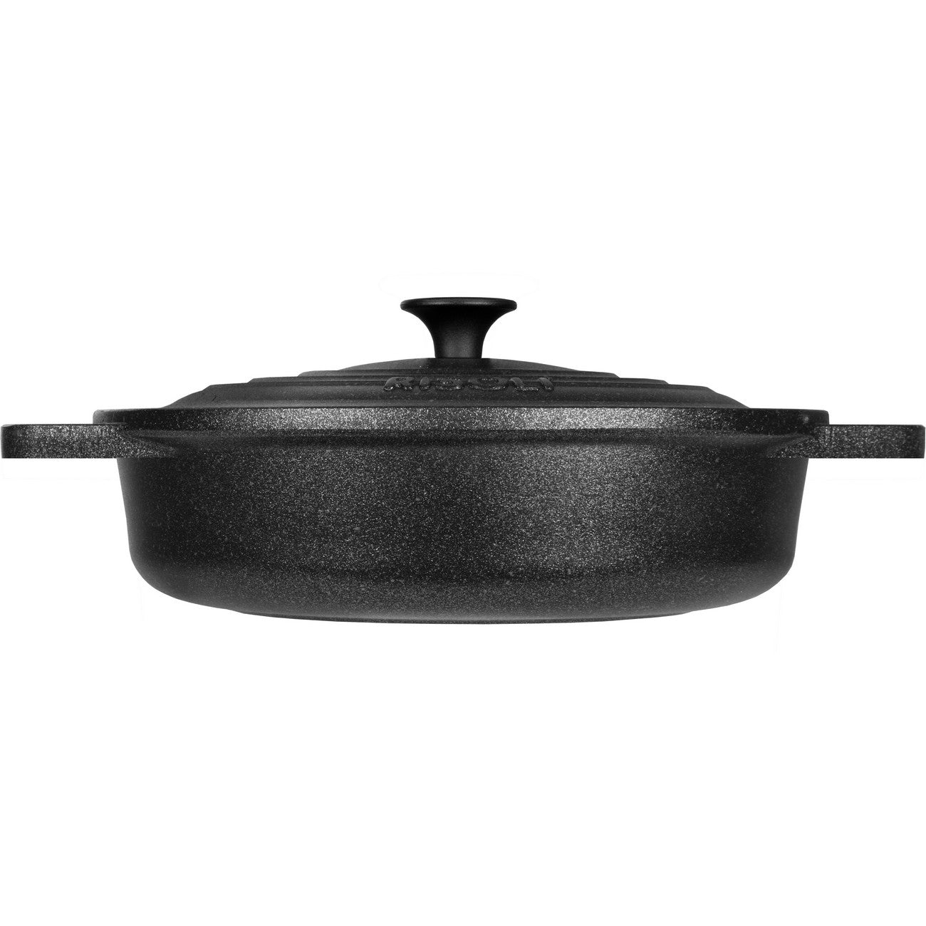 Tegame Le Pignatte, Nero, Alluminio Pressofuso, 24x24x7,5 cm, Risoli'