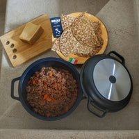 Casseruola Le Smontabili, Nero, Alluminio Pressofuso, 24x24x10 cm, Risoli'