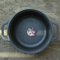 Tegame Basso Le Smontabili, Nero, Alluminio Pressofuso, 24x24x10 cm, Risoli'