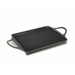 Piastra Grill Explora, Nero, Alluminio Pressofuso, 46x25x2 cm, Risoli'