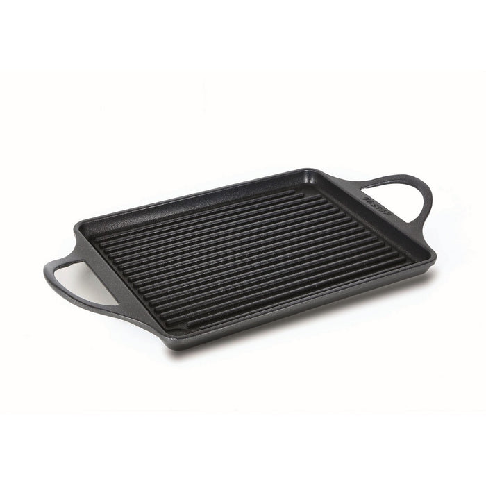 Piastra Grill Explora, Nero, Alluminio Pressofuso, 46x25x2 cm, Risoli'