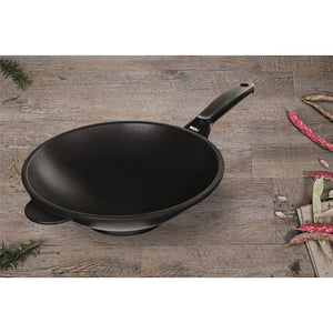 Wok Explora, Nero, Alluminio Pressofuso, 30x30x10 cm, Risoli'