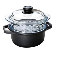 Vaporiera Explora, Nero, Alluminio Pressofuso, 20x20x11 cm, Risoli'