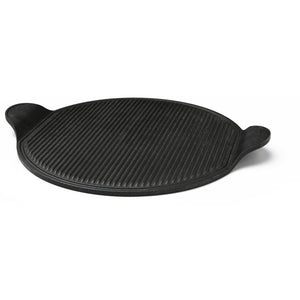 Piastra Pizza Grill Explora, Nero, Alluminio Pressofuso, 40x35x1,5 cm, Risoli'