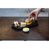 Piastra Finger-Grill BBQ, Nero, Alluminio Pressofuso, 32x16x2 cm, Risoli'