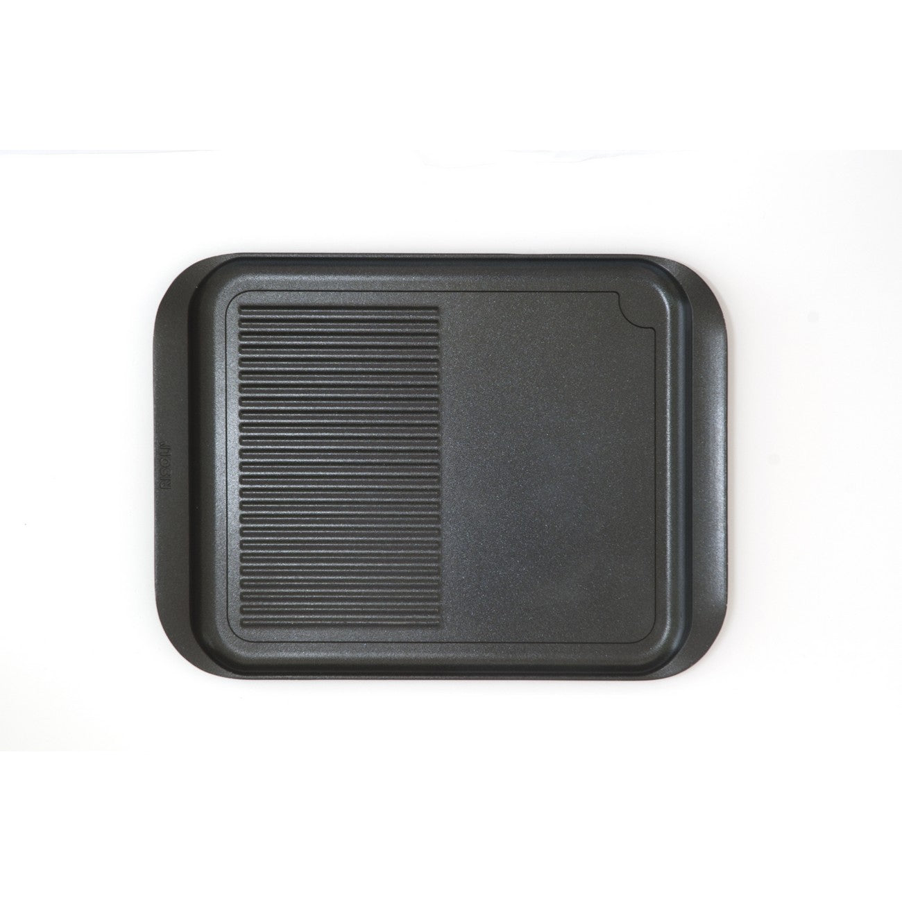 Piastra Grill BBQ, Nero, Alluminio Pressofuso, 30x22,5x2 cm, Risoli'