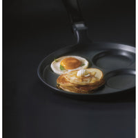 Padella per Pancakes Saporella, Nero, Alluminio Pressofuso, 25x25x2 cm, Risoli'