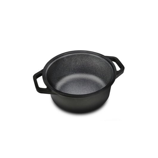 Casseruola Mini Porzioni, Nero, Alluminio Pressofuso, 16x16x6 cm, Risoli'