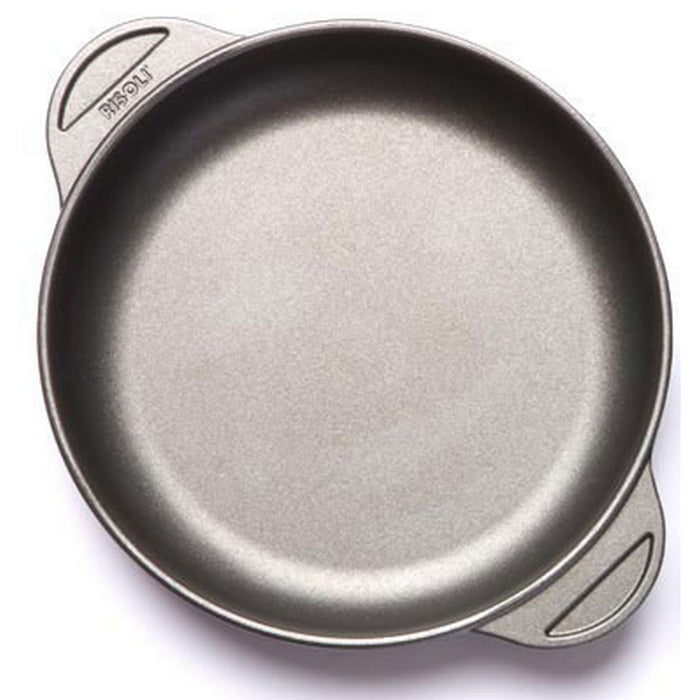 Tegame Basso Mini Porzioni, Nero, Alluminio Pressofuso, 14x14x3 cm, Risoli'