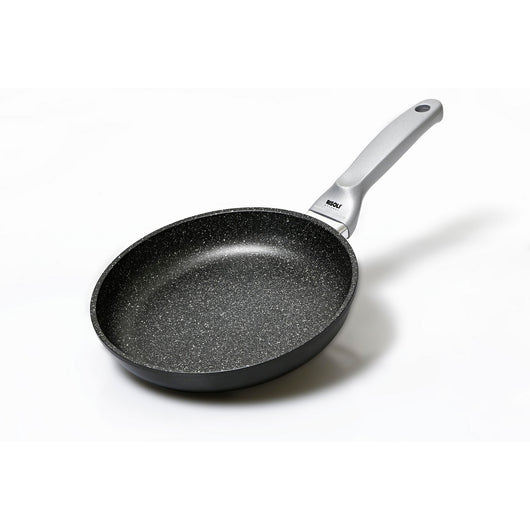 Padella Bassa Granito Premium, Antracite, Alluminio Pressofuso, 28x28x4,5 cm, Risoli'