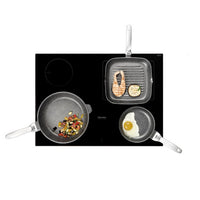 Padella Bassa Granito Premium, Antracite, Alluminio Pressofuso, 28x28x4,5 cm, Risoli'