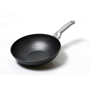 Wok Granito Premium, Antracite, Alluminio Pressofuso, 28x28x10 cm, Risoli'