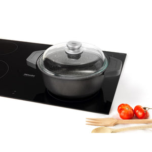 Tegame Granito Premium, Antracite, Alluminio Pressofuso, 28x28x8 cm, Risoli'