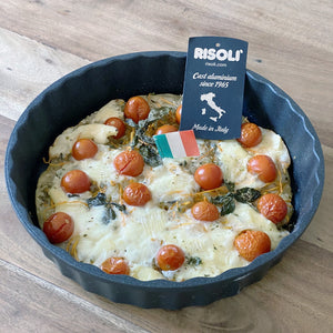 Tortiera Royal D'Alu', Nero, Alluminio Pressofuso, 24x24x5 cm, Risoli'