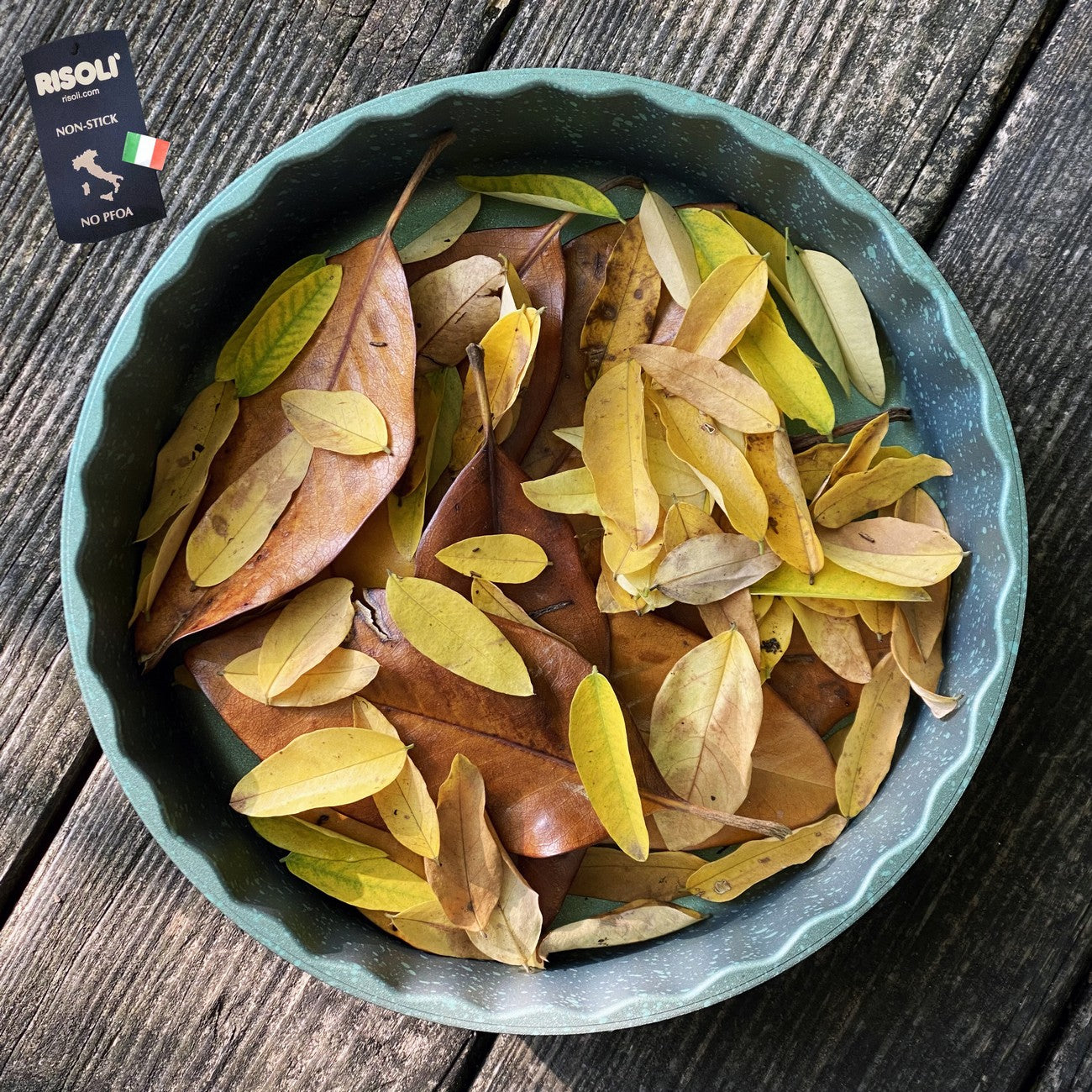 Tortiera Royal D'Alu', Verde, Alluminio Pressofuso, 24x24x5 cm, Risoli'