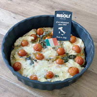 Tortiera Royal D'Alu', Antracite, Alluminio Pressofuso, 24x24x5 cm, Risoli'