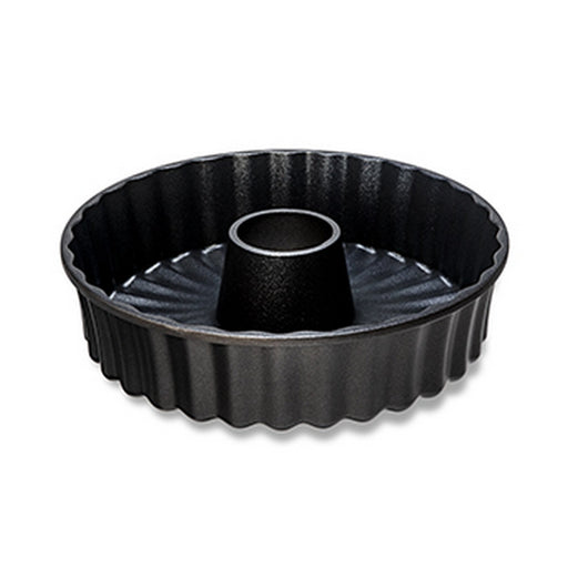 Tortiera Ciambella Royal D'Alu', Nero, Alluminio Pressofuso, 26x26x6 cm, Risoli'